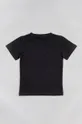 Detské bavlnené tričko zippy čierna