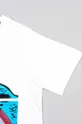 bela Otroška bombažna kratka majica zippy x Marvel