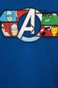 Chłopiec zippy t-shirt bawełniany dziecięcy x Marvel ZKBAP0303.23013 niebieski
