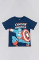 тёмно-синий Детская хлопковая футболка zippy x Marvel Для мальчиков