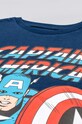 zippy t-shirt bawełniany dziecięcy x Marvel granatowy ZKBAP0303.23026