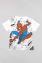zippy t-shirt bawełniany dziecięcy x Spiderman biały