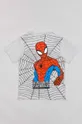 Дитяча бавовняна футболка zippy x Spiderman сірий