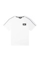 Dkny t-shirt bawełniany dziecięcy nadruk biały D25E41.128.149