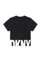 Chlapec Detské bavlnené tričko Dkny D25E42.162.174 čierna