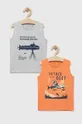 помаранчевий Дитяча бавовняна футболка zippy 2-pack Для хлопчиків
