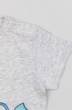 zippy t-shirt bawełniany niemowlęcy ZBBAP0303.23015 szary