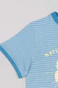 голубой Детская хлопковая футболка zippy