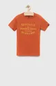 πορτοκαλί Παιδικό βαμβακερό μπλουζάκι Quiksilver Για αγόρια
