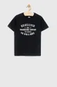 μαύρο Παιδικό βαμβακερό μπλουζάκι Quiksilver Για αγόρια