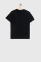 Παιδικό βαμβακερό μπλουζάκι Quiksilver μαύρο
