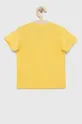Dětské bavlněné tričko Quiksilver žlutá