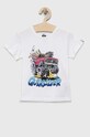 Dětské bavlněné tričko Quiksilver kulatý bílá EQKZT03519