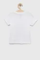 Παιδικό βαμβακερό μπλουζάκι Quiksilver λευκό