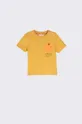 žltá Detské bavlnené tričko Coccodrillo Chlapčenský