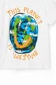 biały Desigual t-shirt bawełniany dziecięcy