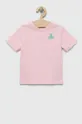 ροζ Παιδικό βαμβακερό μπλουζάκι GAP Για αγόρια