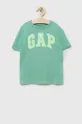 πράσινο Παιδικό βαμβακερό μπλουζάκι GAP Για αγόρια