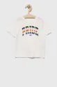 білий Дитяча бавовняна футболка GAP Для хлопчиків