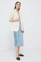 Calvin Klein bluzka K20K205543 zielony SS23