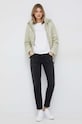 Βαμβακερό μπλουζάκι Calvin Klein K20K205410.PPYX λευκό AA00