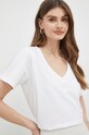 Хлопковая футболка Calvin Klein белый K20K205338.PPYX