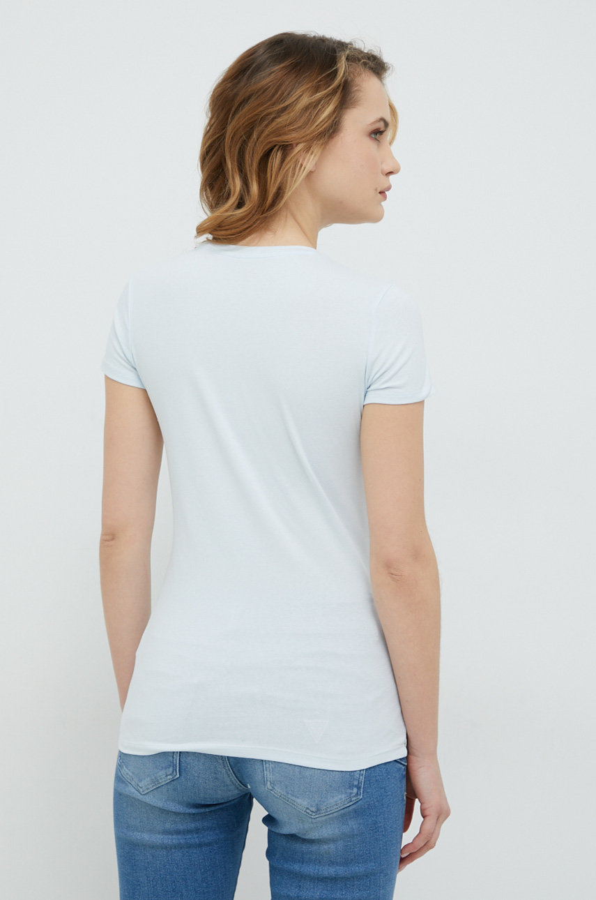 Guess t-shirt jasny niebieski