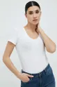 bela Kratka majica Guess Ženski