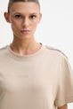 Guess t-shirt bawełniany BRITNEY beżowy V3RI08.I3Z14