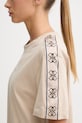 Guess t-shirt bawełniany BRITNEY V3RI08.I3Z14 beżowy