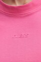 Guess t-shirt bawełniany BRITNEY V3RI08.I3Z14 różowy