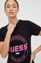 Βαμβακερό μπλουζάκι Guess  100% Βαμβάκι