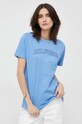 Tommy Hilfiger t-shirt bawełniany WW0WW37562.PPYX niebieski SS23