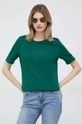 zielony Tommy Hilfiger t-shirt bawełniany