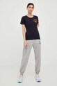 Бавовняна футболка Tommy Hilfiger S10S101575.PPYX темно-синій SS23