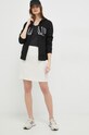 Βαμβακερό Top Calvin Klein K20K205544.PPYX μαύρο SS23