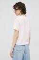 Odzież Tommy Jeans t-shirt bawełniany DW0DW15049.PPYX różowy