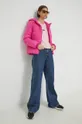 μπλουζάκι Tommy Jeans ροζ