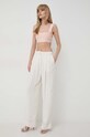 Victoria Beckham top 1222KAC003635A pomarańczowy SS24