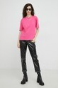 Samsoe Samsoe t-shirt bawełniany F22300169 różowy SS23