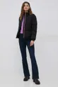 Βαμβακερό μπλουζάκι Calvin Klein Jeans μωβ