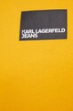 Karl Lagerfeld Jeans tricou din bumbac galben 231J1706