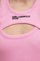 Top Karl Lagerfeld Jeans 231J1701 ružová