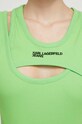 Karl Lagerfeld Jeans top 231J1701 zielony