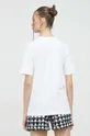 Бавовняна футболка Love Moschino  Основний матеріал: 100% Бавовна Резинка: 95% Бавовна, 5% Еластан