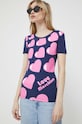 Love Moschino t-shirt W.4.H19.35.E.1951 blu navy SS23