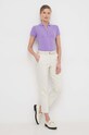 Polo tričko Ralph Lauren 211870245 fialová AA00
