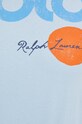 Βαμβακερό μπλουζάκι Polo Ralph Lauren μπλε 211892648