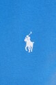 Βαμβακερό μπλουζάκι πόλο Polo Ralph Lauren 211898696 μπλε