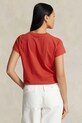 Bavlnené tričko Polo Ralph Lauren 211898698 červená AA00
